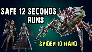 PRENERF RAID Shadow Legends  Spider Hard 10 12 Seconds SPEEDFARM  100 SAFE [upl. by Ennayllek]