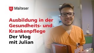 Azubi in der Gesundheits und Krankenpflege – Der Vlog mit Julian [upl. by Latsirhc]