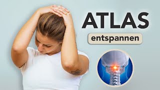 Atlas entspannen  So gehts auch Zuhause gegen Nackenschmerzen [upl. by Onilatac]