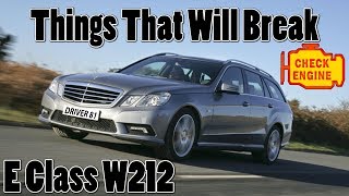 Mercedes E Class W212 Common Problems amp Things That Will Break  A Buyers Guide vlog [upl. by Nytsirc684]