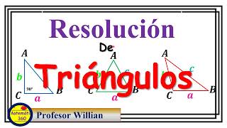 Resolución de Triángulos Primera Parte [upl. by Desta]