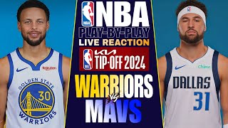 🔴WARRIORS vs MAVS │ LIVE NBA Basketball Game PlayByPlay Reaction amp Scoreboard [upl. by Eivad505]