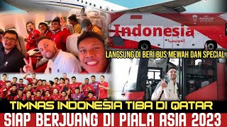 Timnas Indonesia Tiba di Qatar Untuk berjuang di piala Asia 2024Disambut Meriah dan ramah❗ [upl. by Ahseral235]