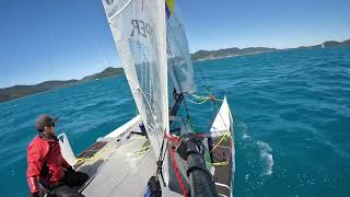 Viper2 F16 pitchpole Airlie Beach race week 2022 [upl. by Abba]