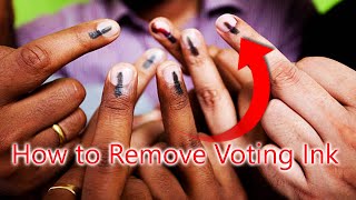 How to Remove Voting Ink Mark [upl. by Ahseyi]