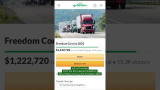 TruckersForFreedom Truck Convoy For Freedom 2022 Protest shorts [upl. by Haughay918]