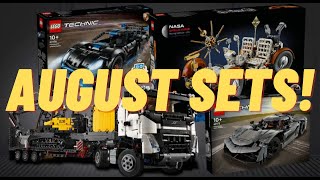 Lego Technic August  Full Set Details [upl. by Arimas]