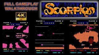 Scorpion Zaccaria Arcade végigjátszás 4K 1982 [upl. by Kcirrem]