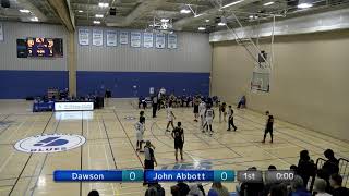 RSEQ Basketball masculin D1 🏀 John Abbott  Dawson 11302024 [upl. by Lertnek]