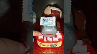 scary mad dog dont take his hippo toy amp frutos chewy milk candy asmr shorts [upl. by Benil132]