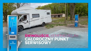 Całoroczny punkt serwisowy dla kamperów Świnoujście kemping Relax [upl. by Cowles]