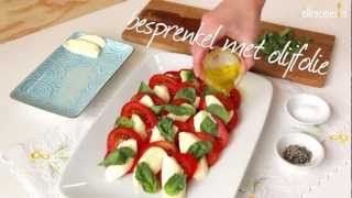 Caprese salade  Allrecipesnl [upl. by Midis]