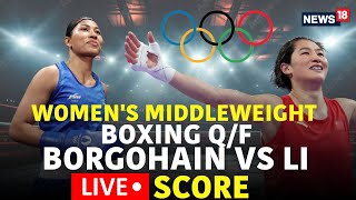 Paris Olympics 2024 LIVE  Lovlina Borgohain Olympic Match 2024  Boxing Olympics 2024 LIVE  N18G [upl. by Nemlaz]