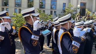 Notre Dame Marching Band Concert on the Steps Alma Mater Miami Ohio [upl. by Ainex436]