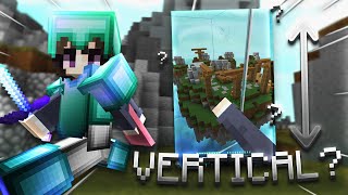 minecraft skywars but its VERTICAL [upl. by Slin]