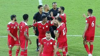 ملخص مباراة عمان و قطر  هدف ملغي مثير للجدل واحتجاجات عمانية  تصفيات كأس العالم 2022 [upl. by Shandeigh]