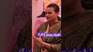 IAS officer tina dabi viralvideo iastinadabi news [upl. by Argyle]