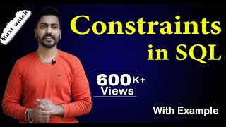 Lec58 Constraints in SQL in Hindi  DBMS [upl. by Ennahgiel]