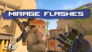 CS2 Mirage  6 EASY Self Flashes EVERYONE Should Know [upl. by Oiramed503]