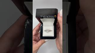 My favourite moissanite moissanitering moissaniteuk ring engagementring ringgoals proposal [upl. by Viva]