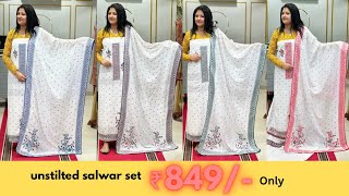 Unstiched salwar set ₹849 ONLY [upl. by Aitnyc]