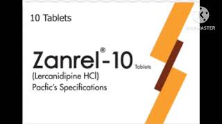 Zanrel Lercanidipinetablet Uses I dosageside Effects in Hindi [upl. by Amimej]