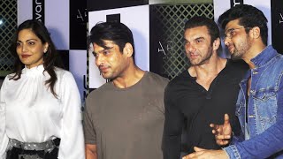 Sohail Khan Alvira Khan amp Sidharth Shukla Attends Friend Kushals New Restaurant Arbour28 Launch [upl. by Yadsnil135]