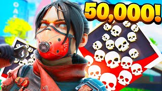 How I got 50 THOUSAND Kills On Wraith Apex Legends [upl. by Atalanti]