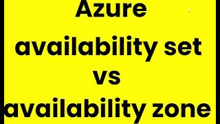 Availability Sets vs Availability Zones in Azure  Learn Azure Step by Step  Azure Concepts [upl. by Tenrag486]