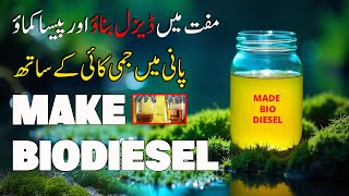 Made Biodiesel  اب ڈیزل خود بناؤ پیسا کماؤ اور اپنی گاڑی چلاؤ  لاکھوں روپے وہ بھی زیرو سے [upl. by Rothwell]