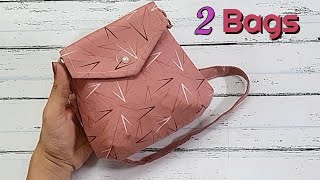 2 Bags You Would Love To Use Daily Easy Step by Step Tutorial [upl. by Corley915]