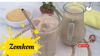 How to Make Zomkom  spicy millet drink in Ghana style [upl. by Tzong907]