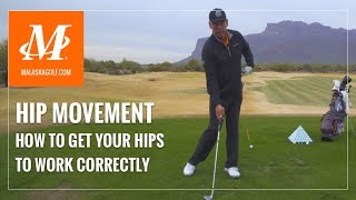 Malaska Golf  Hip Movement  How to Get Your Hips to Work [upl. by Januarius]