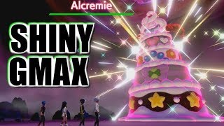 SHINY Gigantamax Alcremie in Pokemon Sword and Shield [upl. by Ayhdiv]