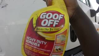 How to remove Adhesive Tape using goo off [upl. by Novehc714]