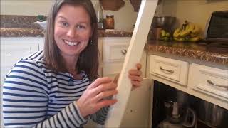 Home Kitchen Cabinet Stile Removal  Samantha Kristoferson  KW Professional Organizers [upl. by Nnorahs]