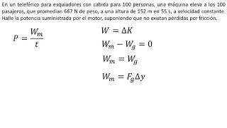 Física  Potencia  Ejemplo 6 [upl. by Keenan]