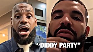 DRAKE UNFOLLOWS LEBRON JAMES AFTER LEBRON ATTENDS A DIDDY PARTY… [upl. by Derfla908]