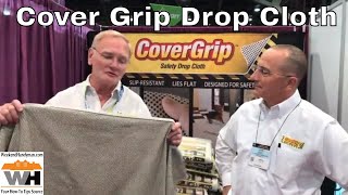 CoverGrip Drop Cloth Floor Protection For Home and Work Space  Weekend Handyman [upl. by Olympias]