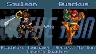 Soulsonslayer Sora vs Quackus Samus  Losers Quarters  FlashCorp The Run [upl. by Etat]