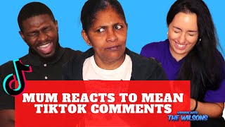 Mum Reacts to Mean TikTok Comments SO FUNNY [upl. by Yssirhc]