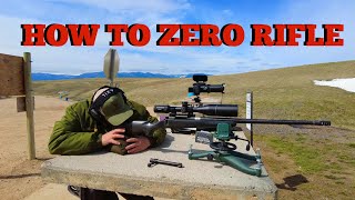 How to Zero a Rifle Scope at 100 Yards [upl. by Hultgren643]