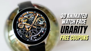 URARITY  FREE COUPONS Premium Digital watch faces for Samsung Galaxy watch 3Galaxy watch active 2 [upl. by Rahman489]