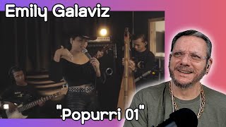 Emily Galaviz  Popurri 01  First Time Reaccion [upl. by Adnawed140]