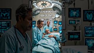 First Human Heart Transplant A Milestone hearttransplant medicalhistory organtransplant [upl. by Albrecht]