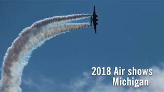 2018 Michigan Air Show Schedule  List of dates and locations [upl. by Goldina]