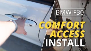 BimmerTech F30 Comfort Access Kit installation [upl. by Lierbag]