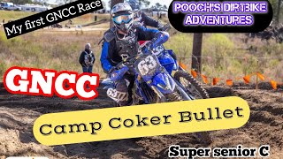 MY FIRST GNCC RACE Camp Coker Bullet SC super senior C 45 last place [upl. by Arihppas551]