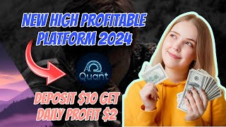 Welcome To Join AIQUANT  New Best High Profitable USDT Money Making Platform [upl. by Ahsrats824]