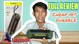 AWEI Y280 Bluetooth Speaker  Full Review   ALeMar [upl. by Eeslehc797]